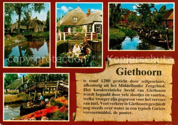 Giethoorn Het karakteristieke beeld van Giethoorn