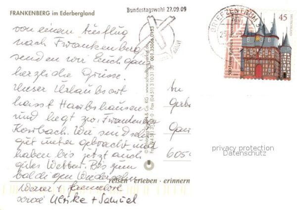 Frankenberg Eder Schmalhorst Hotel Fussgängerzone Fliege – Bild 2