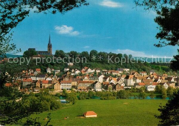 Frankenberg Eder Panorama Kirche
