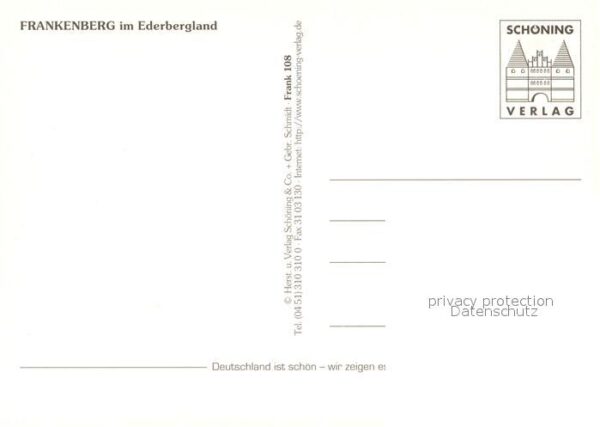 Frankenberg Eder Rathaus Stadtblick Liebfrauenkirche Obe – Bild 2