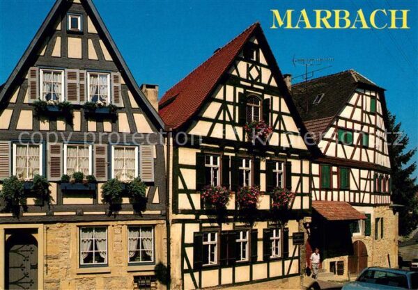 Marbach Neckar Fachwerkhäuser