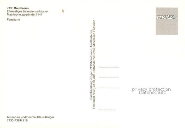 Maulbronn Ehem Zisterzienserkloster – Bild 2