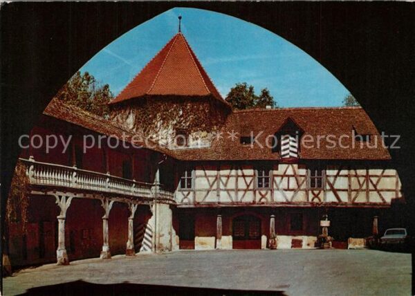 Jagsthausen Jagst Schloss Innenhof