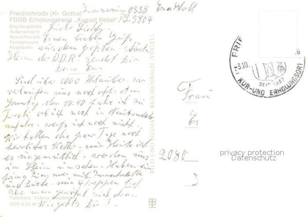 Friedrichroda Erholungsheim August Bebel – Bild 2