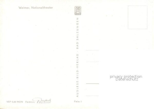 Weimar Thueringen Nationaltheater – Bild 2