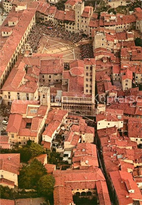 Arezzo Fliegeraufnahme