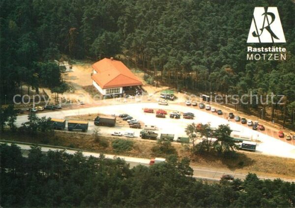 Motzen Mittenwalde Mark Raststätte Motzen Fliegeraufnahme