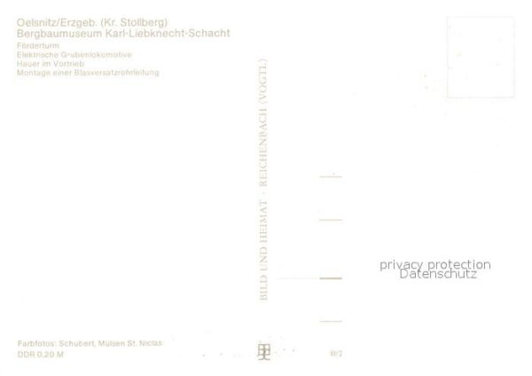 Oelsnitz Erzgebirge Bergbaumuseum Karl-Liebkneckt-Schacht – Bild 2