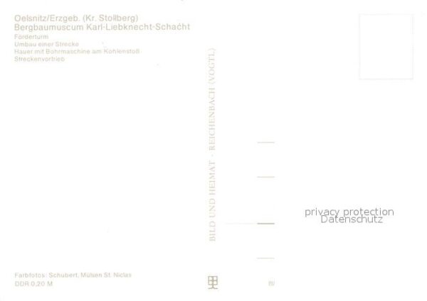 Oelsnitz Erzgebirge Bergbaumuseum Karl-Liebkneckt-Schacht – Bild 2