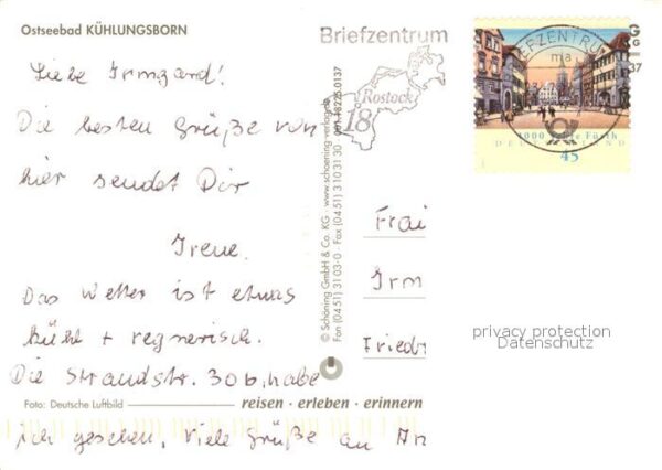 Kuehlungsborn Ostseebad Fliegeraufnahme – Bild 2