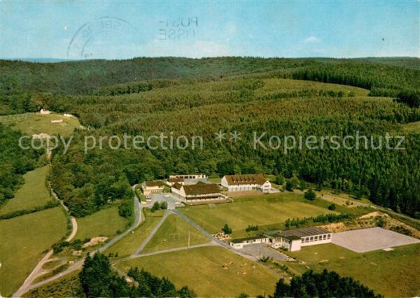 Hachen Sauerland Fliegeraufnahme Jugendbildungsstätte