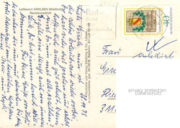 Arolsen Bad Fliegeraufnahme Residenzschloss – Bild 2