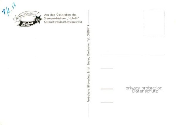 Sasbachwalden Sternwirtshaus Hohritt – Bild 2