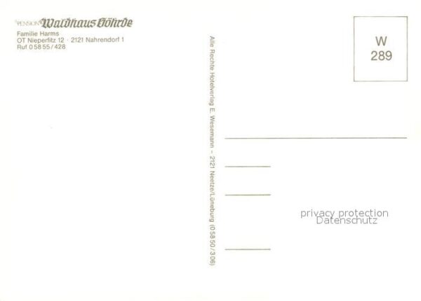 Nieperfitz Pension Waldhaus Göhrde – Bild 2