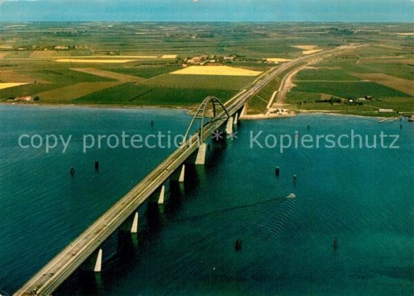 Burg Fehmarn Fliegeraufnahme Fehmarnsund-Brücke