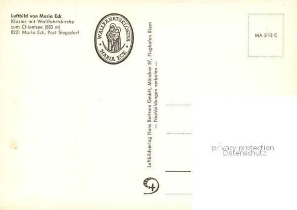 Maria Eck Fliegeraufnahme Kloster Wallfahrtskirch – Bild 2