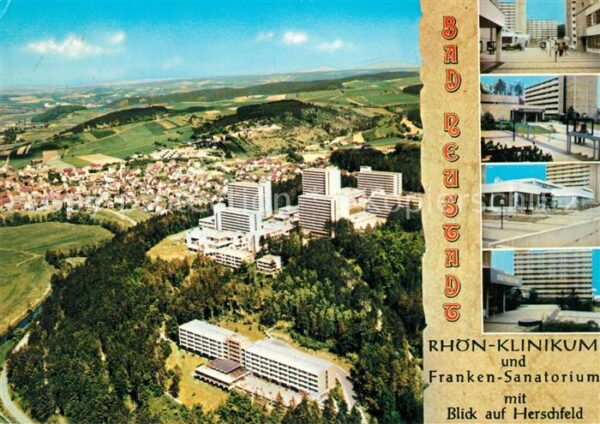 Bad Neustadt Fliegeraufnahme Rhön-Klinikum Franken-S
