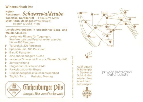 Oellingen Westerwald Hotel Schwarzwaldstube – Bild 2