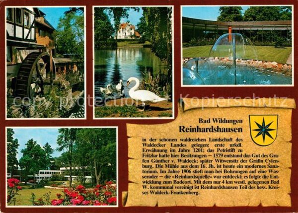 Reinhardshausen Alte Mühle Schwanenteich Wandelhalle