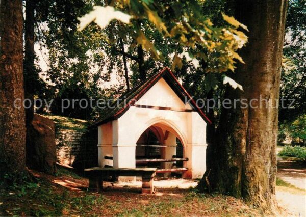 Heidenheim Mittelfranken Brunnen Klostergarten Brunnenhaus