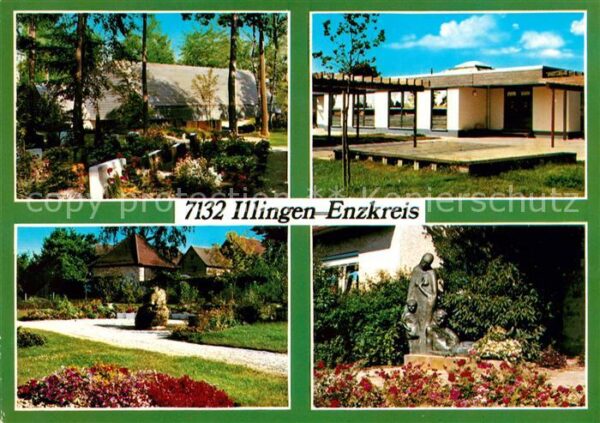 Illingen Illingen Waldfreidhof Aussegn. Halle Stifterbrun