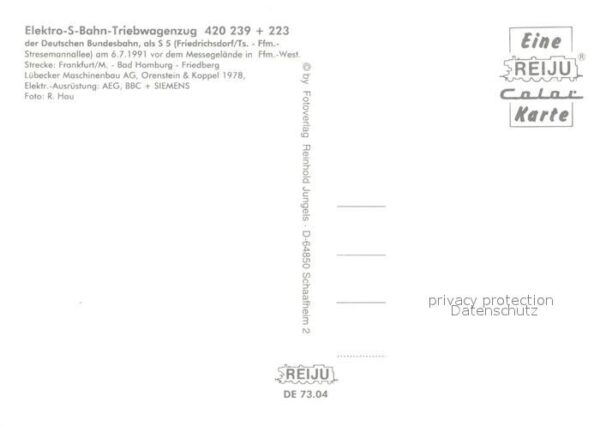 Friedrichsdorf Taunus Elektro-S-Bahn-T – Bild 2