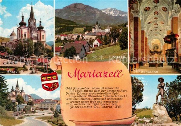 Mariazell Steiermark Basilika Gnadenaltar Erzh. Johann-Denkm