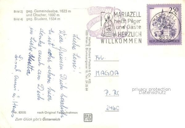 Mariazell Steiermark Basilika Gnadenaltar Erzh. Johann-Denkm – Bild 2