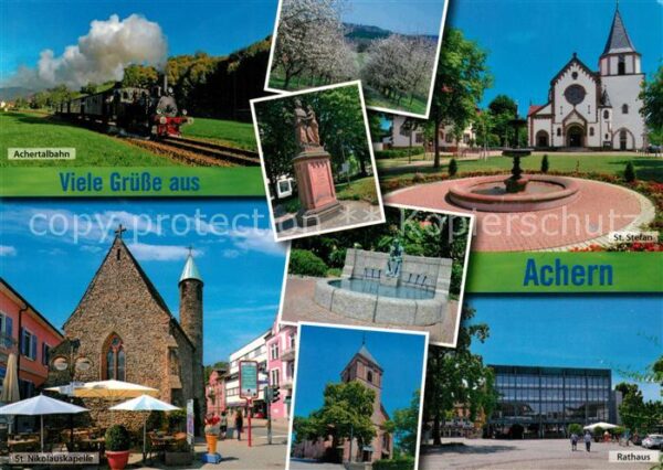 Achern Baden St. Stefan Achertalbahn Rathaus