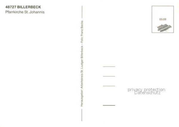 Billerbeck Westfalen Pfarrkirche St. Johannis – Bild 2