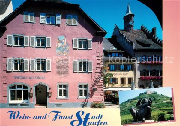 Staufen Breisgau Gasthaus zum Löwen Rathaus