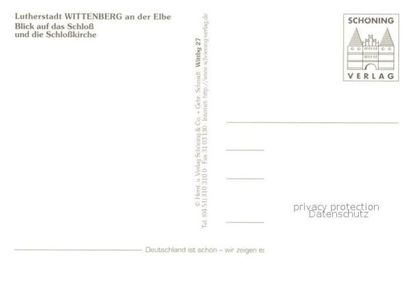 Wittenberg Lutherstadt Schloss Kirche – Bild 2