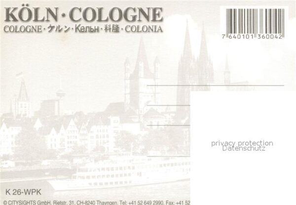 Koeln Rhein Dom – Bild 2