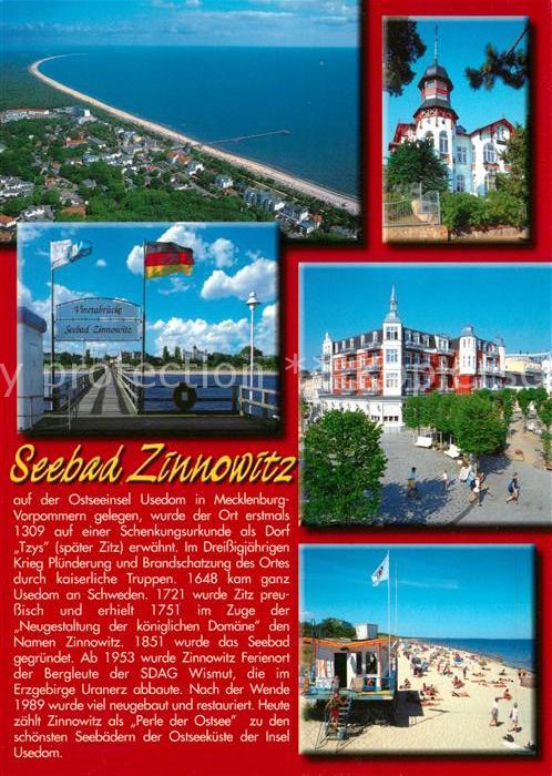 Zinnowitz Ostseebad Fliegeraufnahme Vinetabrücke