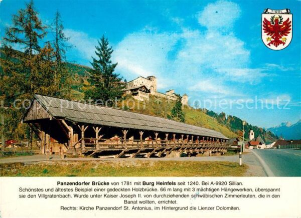 Sillian Tirol Panzendorfer Brücke Burg Heinfels
