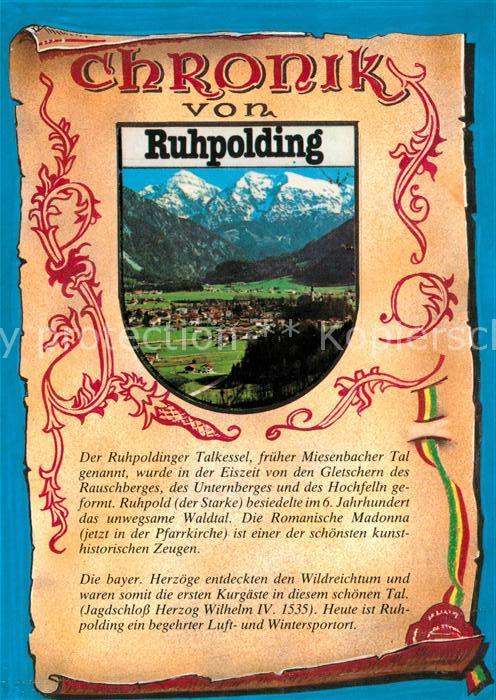 Ruhpolding Talkessel Alpen Chronik der Stadt Siege