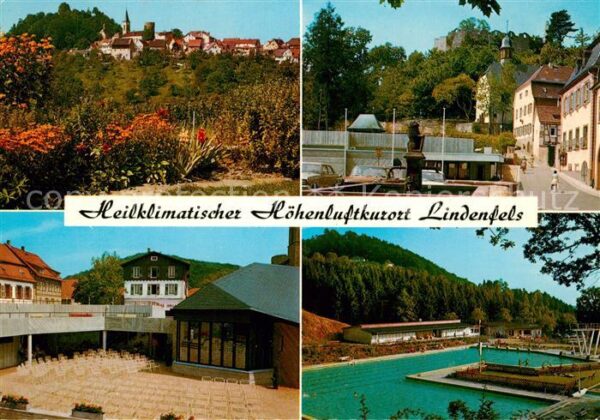 Lindenfels Odenwald Teilansichten Heiklimatischer Höhenluft