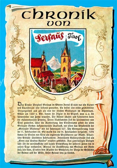 Serfaus Tirol Chronik der Stadt Siegel