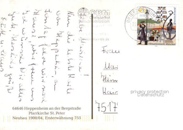 Heppenheim Bergstrasse Pfarrkirche St Peter – Bild 2
