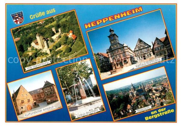 Heppenheim Bergstrasse Kurfürstlicher Amtshof Jokus Brunnen Ra
