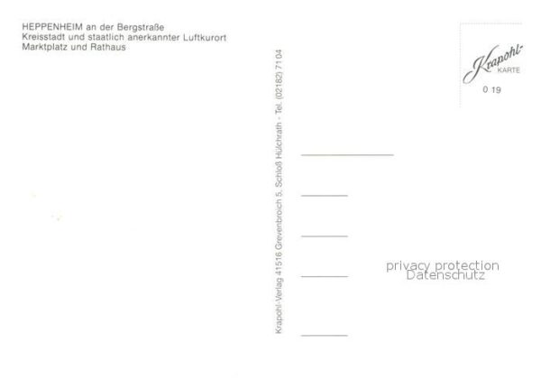 Heppenheim Bergstrasse Marktplatz Rathaus Altstadt Fachwerkhäu – Bild 2