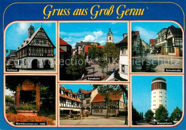 Gross-Gerau Rathaus Sandböhl Schulstrasse Wassertur