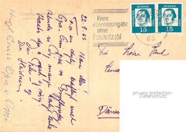 Koenigstein Taunus Klostergut Rettershof Fliegeraufnahme – Bild 2