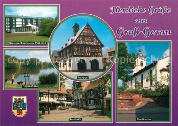 Gross-Gerau Krankenhaus Parkcafe Hegbachsee Rathaus