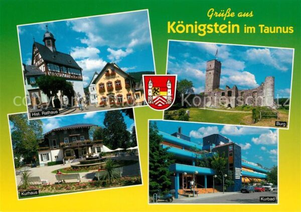 Koenigstein Taunus Historisches Rathaus Burg Kurhaus Kurba