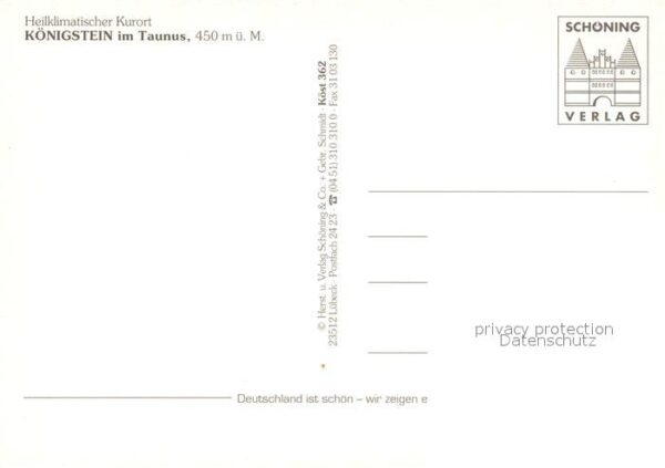 Koenigstein Taunus Historisches Rathaus Burg Kurhaus Kurba – Bild 2
