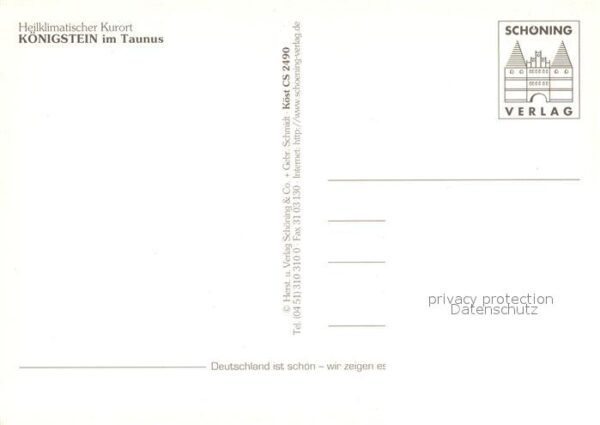 Koenigstein Taunus Heilklimatischer Höhenluftkurort Fliege – Bild 2