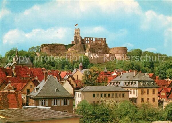 Koenigstein Taunus Teilansicht mit Burgruine