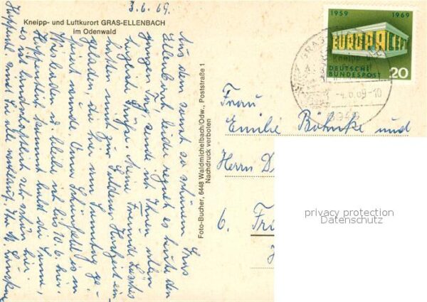Grasellenbach Landschaftspanorama Kneippkurort Odenwa – Bild 2