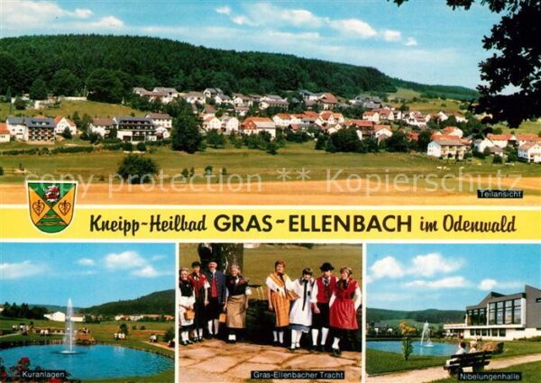Grasellenbach Panorama Kneippkurort Odenwald Kuranlag